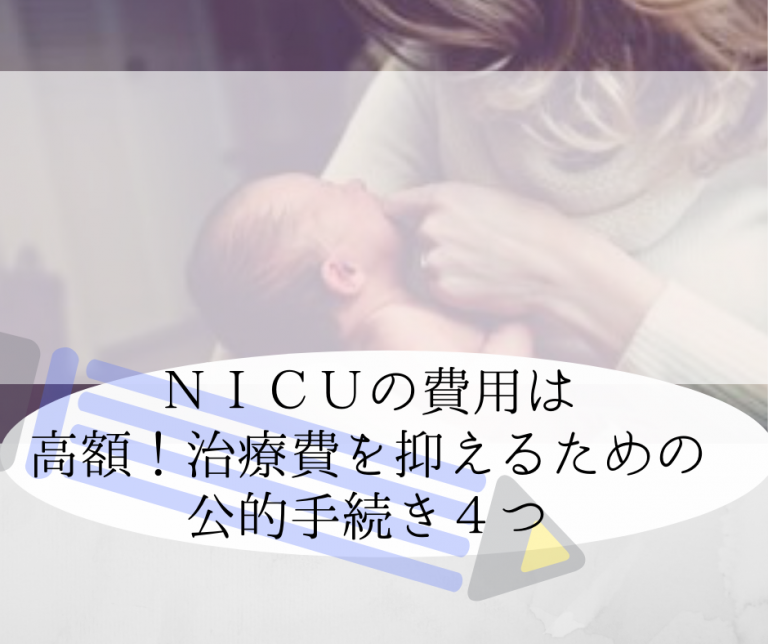 Nicu Gcuの入院費用は高額 治療費を抑えるための公的手続き４つ ゆうのちいさなおうち １歳のゆうを育てるママの情報ブログ